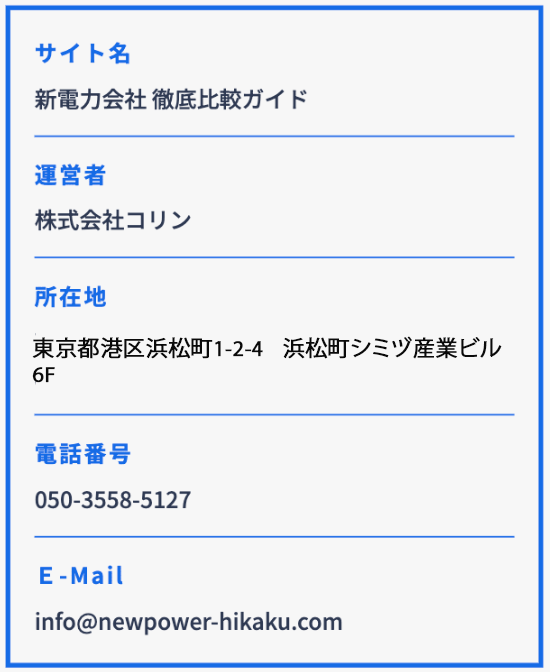 運営者情報